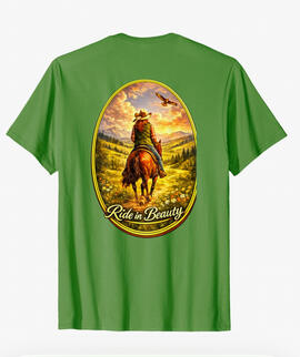 Horse lovers back printT-shirt Horse lovers back printT-shirt