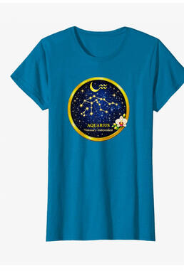 Aquarius zodiac T-shirt Aquarius zodiac T-shirt