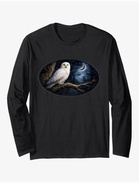 Owl animal lovers long sleeve TEE Owl animal lovers long sleeve TEE