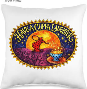 CozyTeapot humor pillow Cozy, tea, pot, humor, pillow