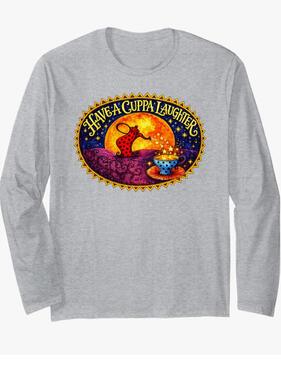 CozyTeapot humor long sleeve shirt Cozy, tea, pot, humor, long sleeve shirt