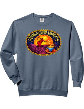 CozyTeapot humor comfort colors, sweatshirt Cozy, tea, pot, humor, comfort colors, sweatshirt