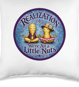 Funny meditation, throw pillow Funny meditation, throw pillow
