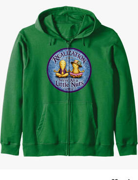 Funny meditation, zip hoodie Funny meditation, zip hoodie