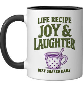 Joy and laughter mug Joy and laughter mug