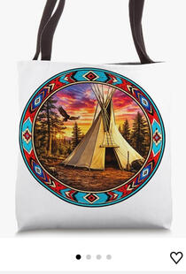 Sunset TEEPEE tote Sunset TEEPEE tote