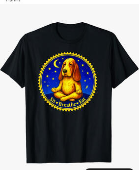 Zen dog T-shirt Zen dog T-shirt