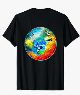 Ocean lovers surfer art TEE Surfer TEE